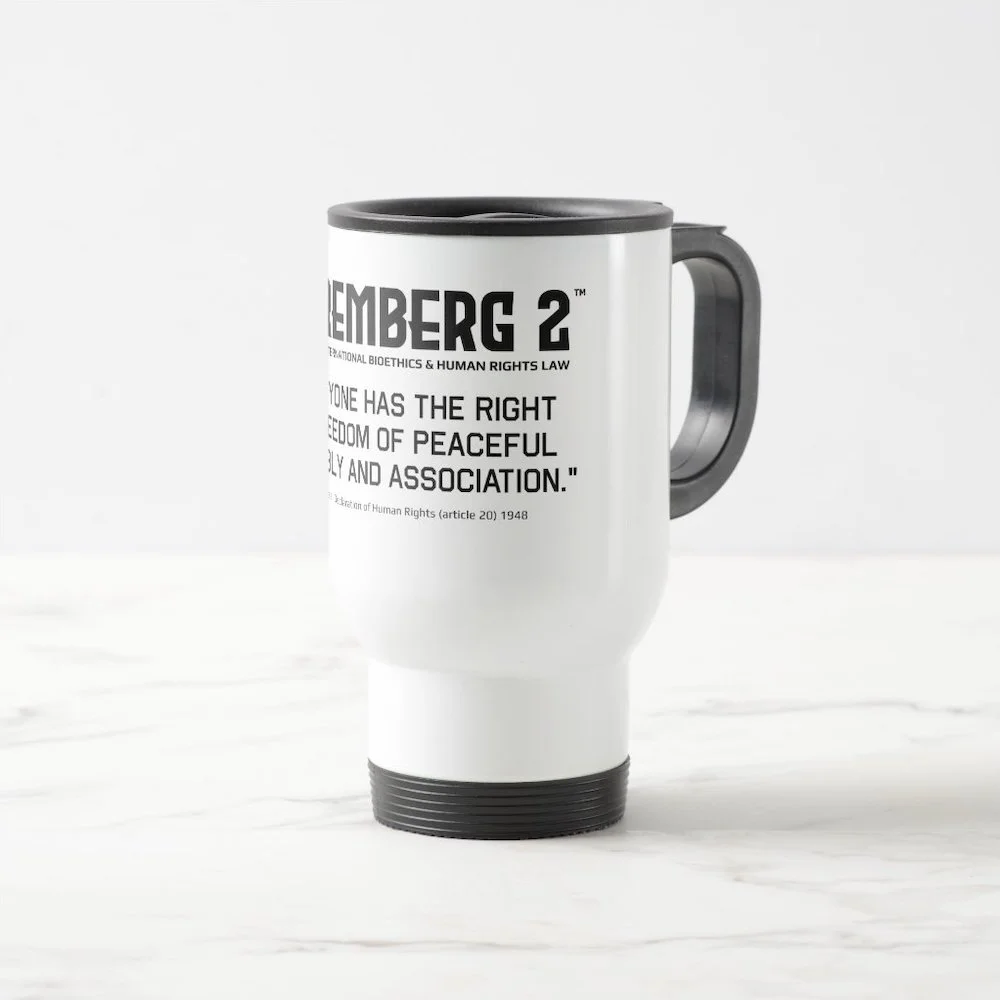 Travel Mug - UN Universal Declaration on Human Rights (1948) Article 20 Travel Mug - UN Universal Declaration on Human Rights (1948) Article 20